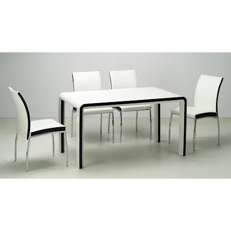 5 Piece Dining Table and Chair Set